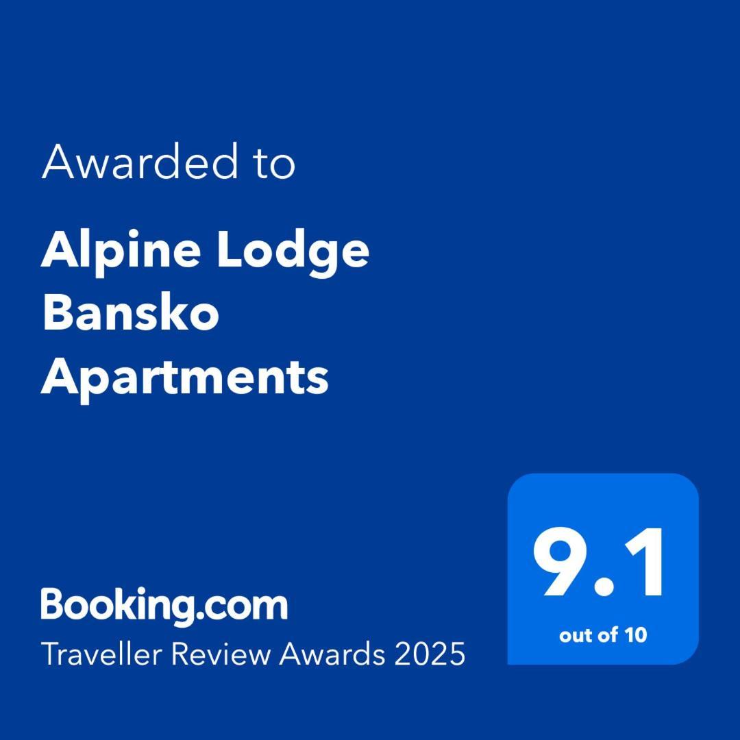 Alpine Lodge Bansko Apartments Екстер'єр фото